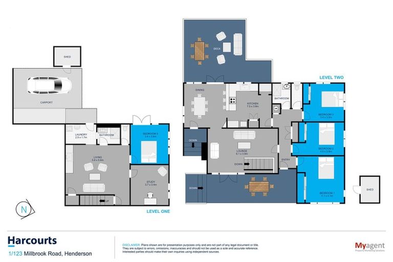 Photo of property in 1/123 Millbrook Road, Sunnyvale, Auckland, 0612