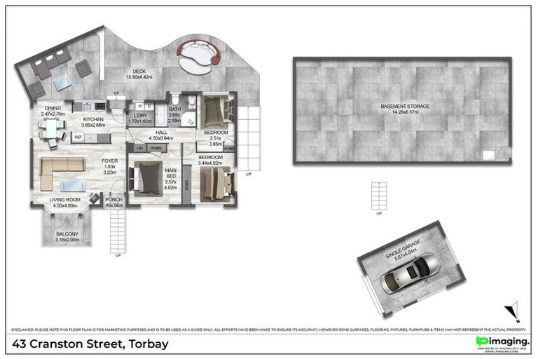 Photo of property in 43 Cranston Street, Torbay, Auckland, 0632