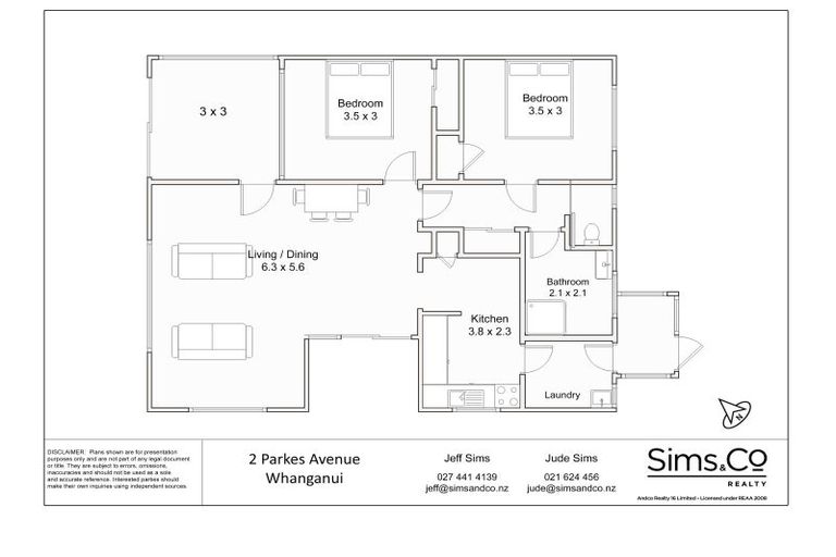 Photo of property in 3/2 Parkes Avenue, Saint Johns Hill, Whanganui, 4501