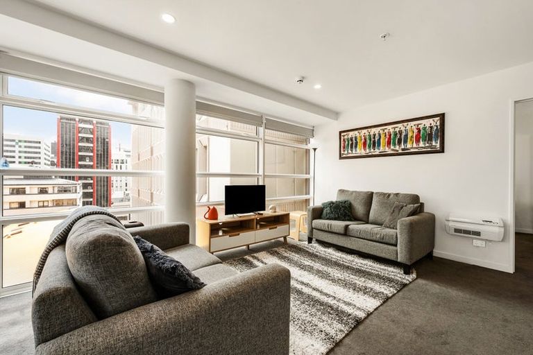 Photo of property in Pinnacle Apartments, E606/160 Victoria Street, Te Aro, Wellington, 6011