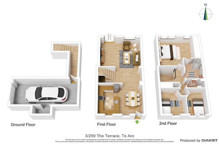 Photo of property in 3/259 The Terrace, Te Aro, Wellington, 6011