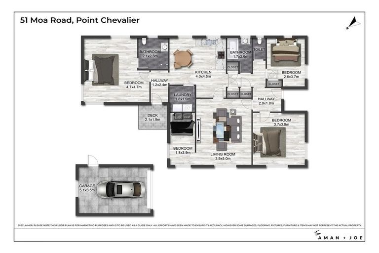 Photo of property in 51 Moa Road, Point Chevalier, Auckland, 1022