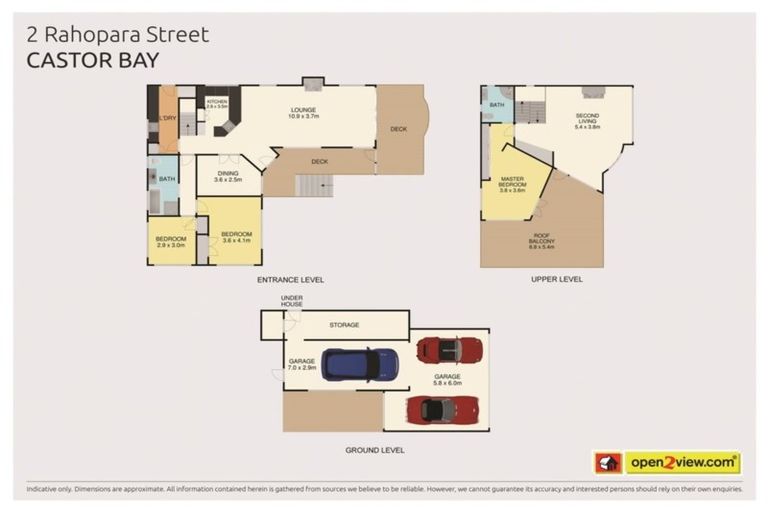 Photo of property in 1/2 Rahopara Street, Castor Bay, Auckland, 0620