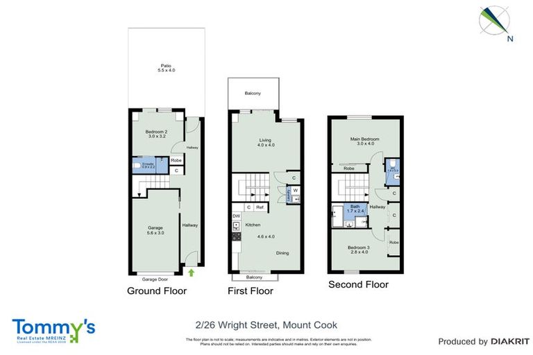 Photo of property in 2/26 Wright Street, Mount Cook, Wellington, 6021