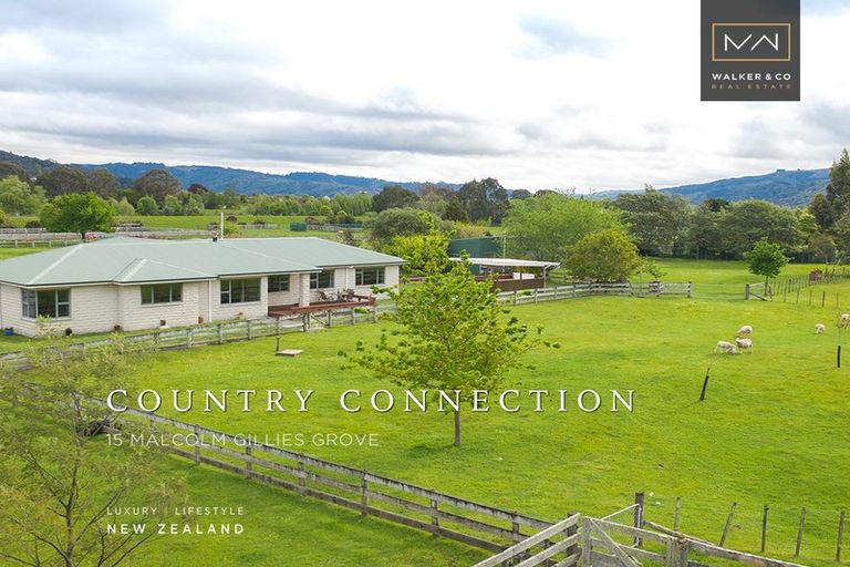 Photo of property in 15 Malcolm Gillies Grove, Totara Park, Upper Hutt, 5018