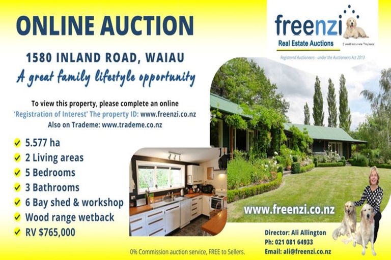 Photo of property in 1580 Inland Road, Lyford, Waiau, 7395