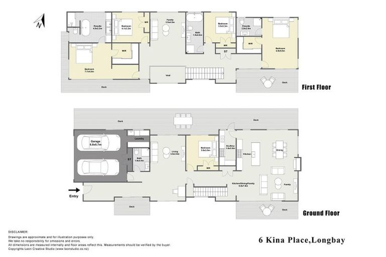 Photo of property in 6 Kina Place, Long Bay, Auckland, 0630