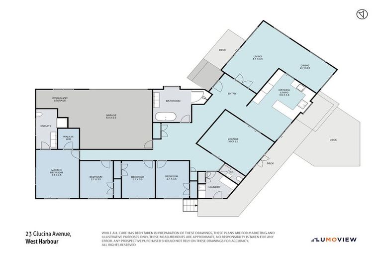 Photo of property in 23 Glucina Avenue, West Harbour, Auckland, 0618