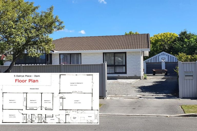 Photo of property in 5 Dalrye Place, Ilam, Christchurch, 8041