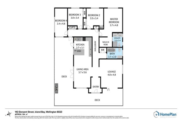 Photo of property in 143 Derwent Street, Island Bay, Wellington, 6023