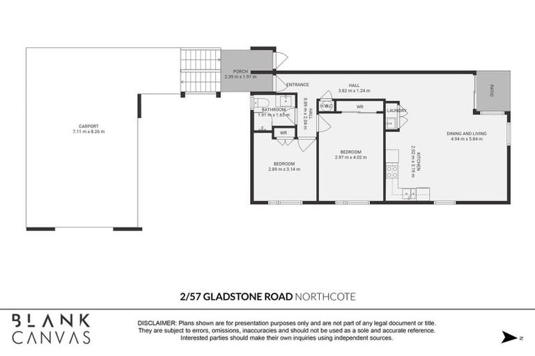 Photo of property in 2/57 Gladstone Road, Northcote, Auckland, 0627