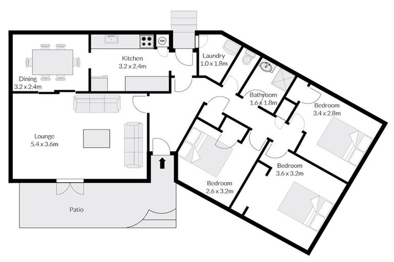 Photo of property in 3 Duggan Avenue, Mangere, Auckland, 2022