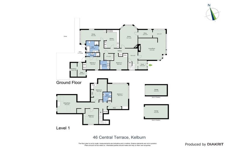 Photo of property in 46 Central Terrace, Kelburn, Wellington, 6012