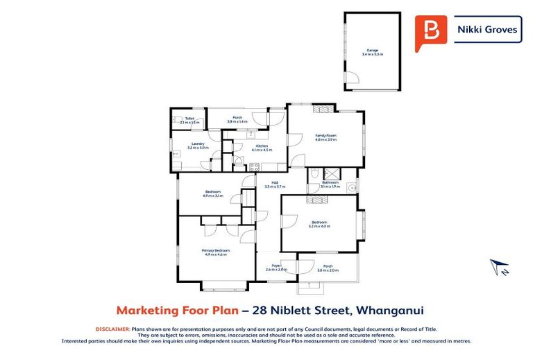 Photo of property in 28 Niblett Street, Whanganui, 4500