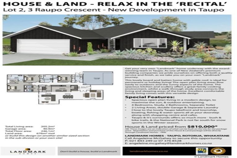 Photo of property in 3 Raupo Crescent, Wharewaka, Taupo, 3330