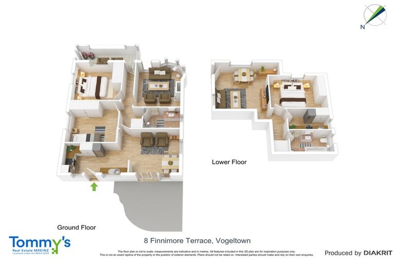 Photo of property in 8 Finnimore Terrace, Vogeltown, Wellington, 6021