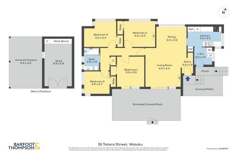 Photo of property in 51 Totara Street, Waiuku, 2123