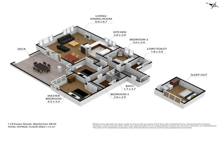 Photo of property in 119 Essex Street, Masterton, 5810