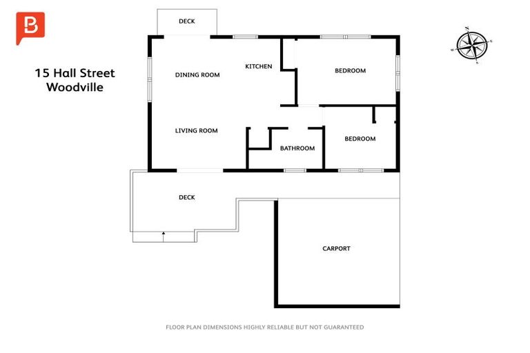 Photo of property in 15 Hall Street, Woodville, 4920