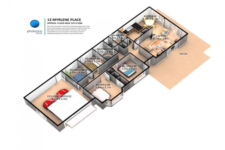 Photo of property in 13 Myrlene Place, Nawton, Hamilton, 3200