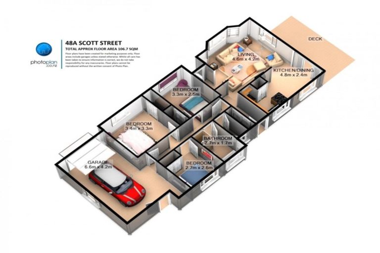 Photo of property in 48a Scott Street, Leamington, Cambridge, 3432