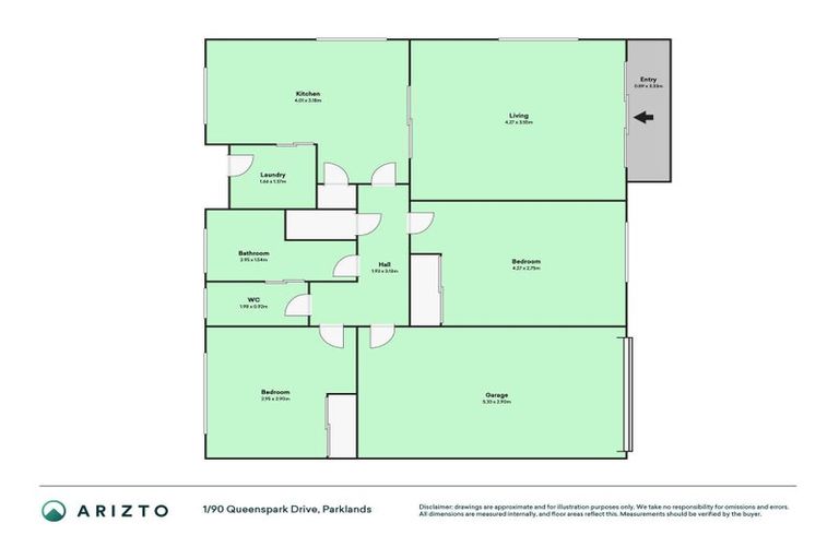 Photo of property in 2/90 Queenspark Drive, Parklands, Christchurch, 8083