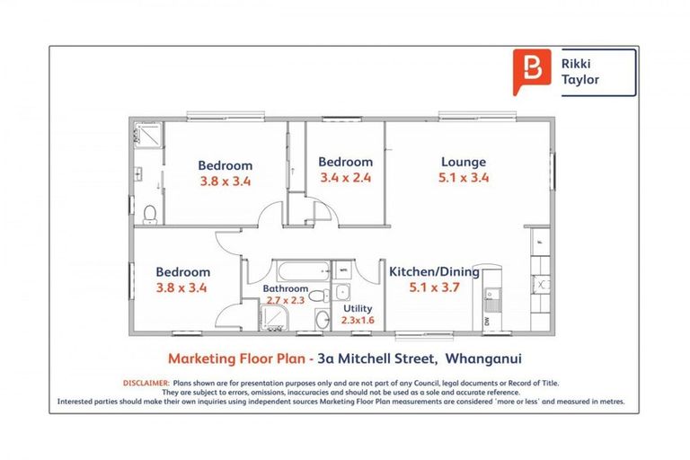 Photo of property in 3a Mitchell Street, Aramoho, Whanganui, 4500