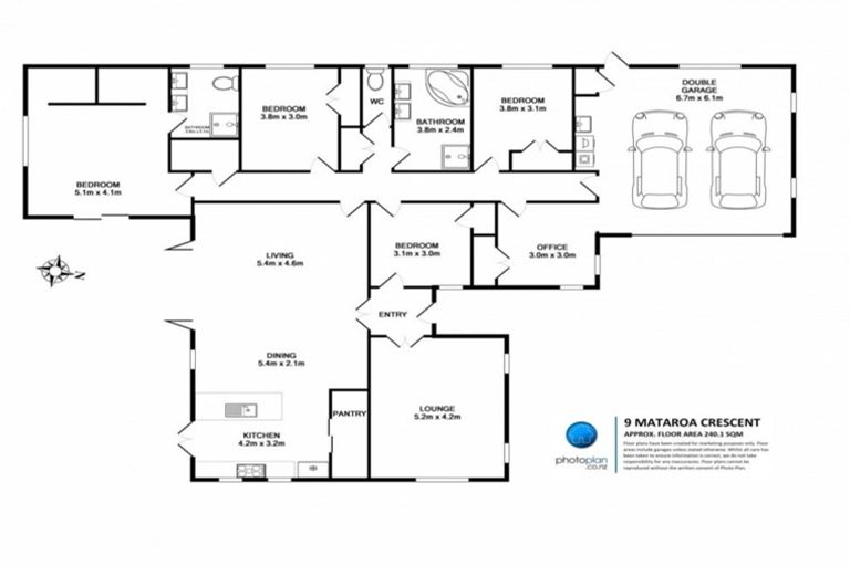 Photo of property in 9 Mataroa Crescent, Flagstaff, Hamilton, 3210