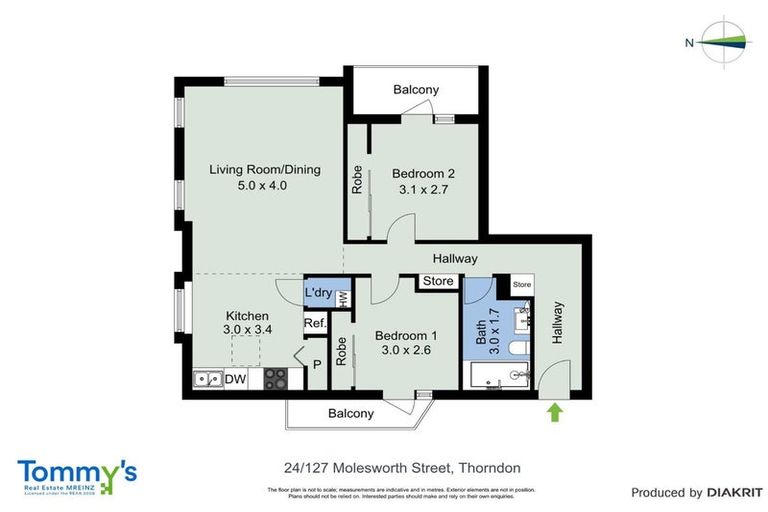 Photo of property in Westhaven Apartments, 24/127 Molesworth Street, Thorndon, Wellington, 6011