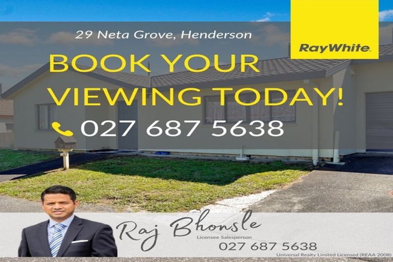 Photo of property in 29 Neta Grove, Henderson, Auckland, 0612