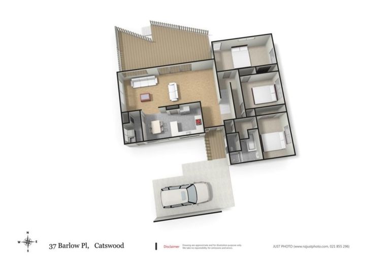 Photo of property in 37 Barlow Place, Chatswood, Auckland, 0626