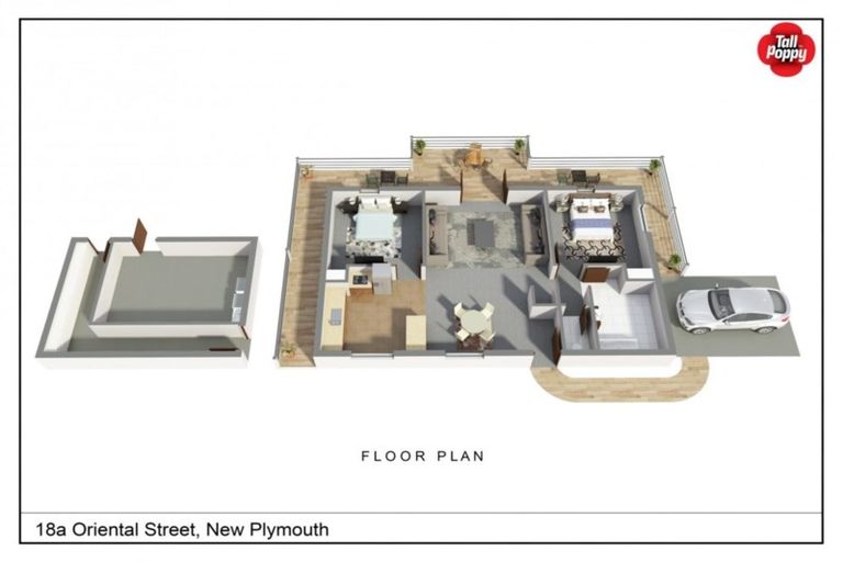 Photo of property in 18a Oriental Street, Welbourn, New Plymouth, 4312