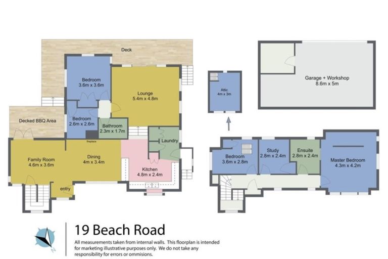 Photo of property in 19 Beach Road, Mellons Bay, Auckland, 2014