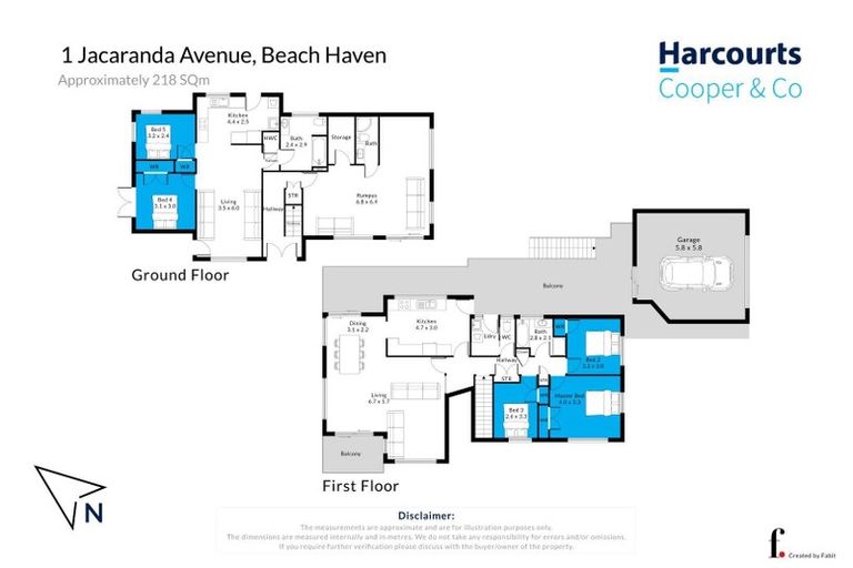 Photo of property in 1 Jacaranda Avenue, Beach Haven, Auckland, 0626