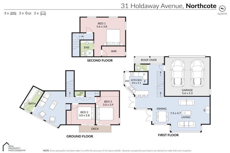 Photo of property in 1/31 Holdaway Avenue, Northcote, Auckland, 0627