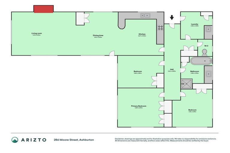 Photo of property in 286 Moore Street, Ashburton, 7700