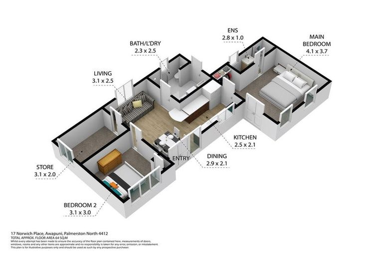 Photo of property in 17a Norwich Place, Awapuni, Palmerston North, 4412