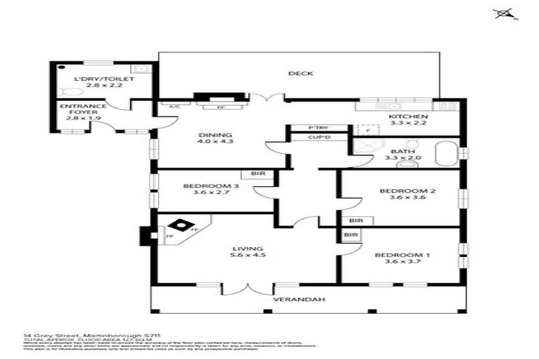 Photo of property in 14 Grey Street, Martinborough, 5711