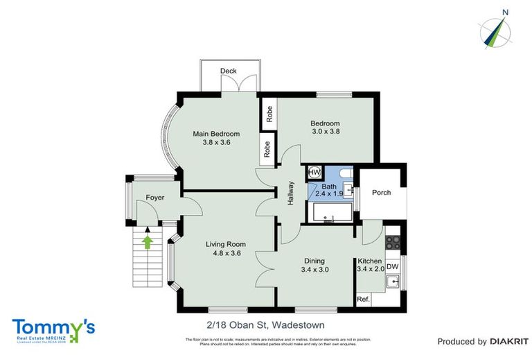 Photo of property in 2/18 Oban Street, Wadestown, Wellington, 6012