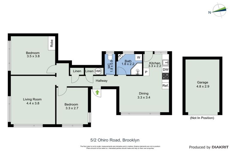 Photo of property in Winslow Apartments, 5/2 Ohiro Road, Aro Valley, Wellington, 6021