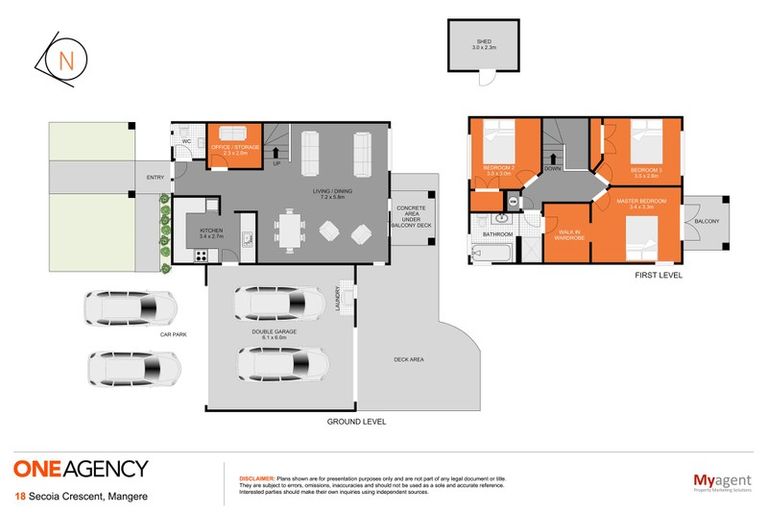 Photo of property in 18 Secoia Crescent, Mangere, Auckland, 2022