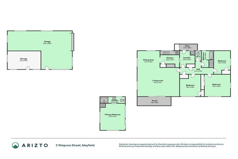 Photo of property in 2 Waipuna Street, Mayfield, Blenheim, 7201