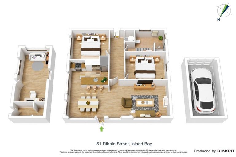 Photo of property in 51 Ribble Street, Island Bay, Wellington, 6023