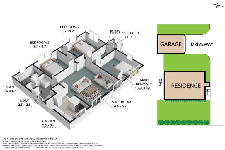 Photo of property in 45 Fleet Street, Solway, Masterton, 5810
