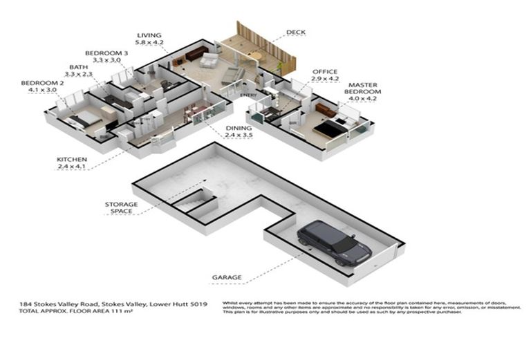 Photo of property in 184 George Street, Stokes Valley, Lower Hutt, 5019