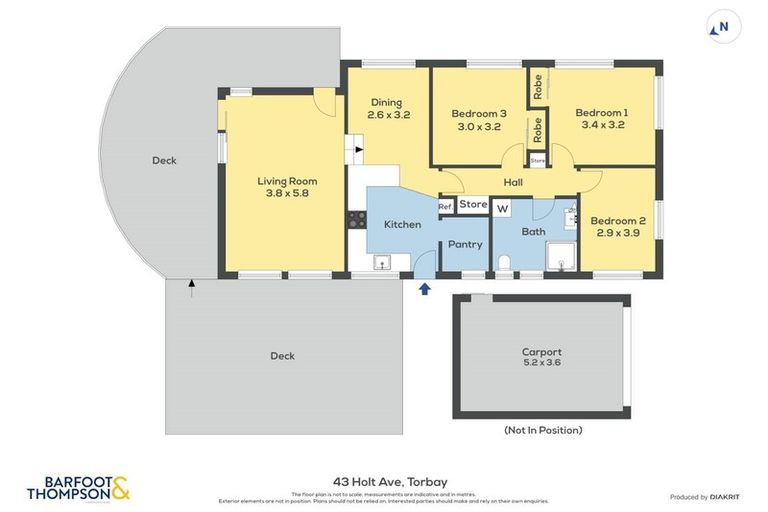 Photo of property in 43 Holt Avenue, Torbay, Auckland, 0630