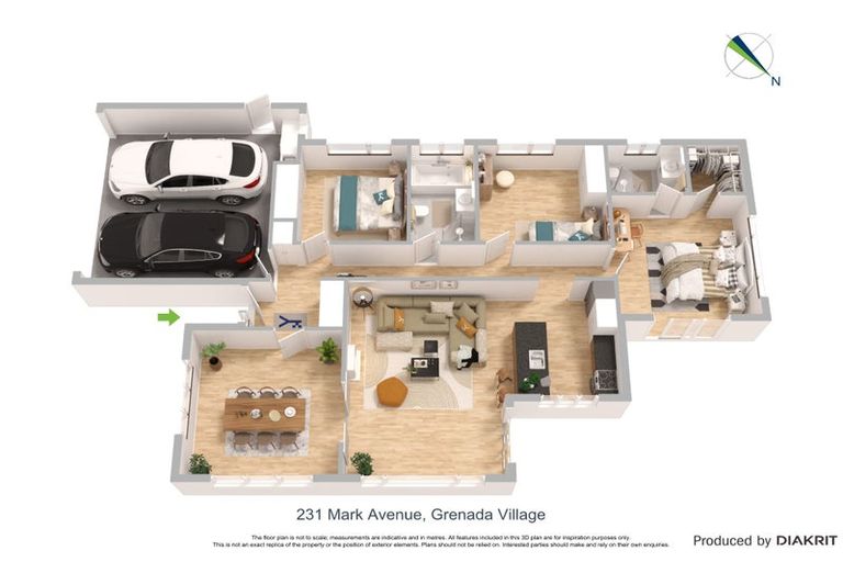 Photo of property in 231 Mark Avenue, Grenada Village, Wellington, 6037