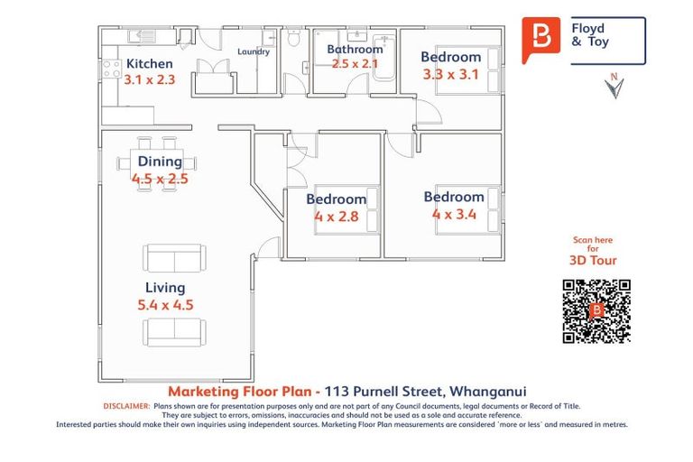 Photo of property in 113 Purnell Street, College Estate, Whanganui, 4500