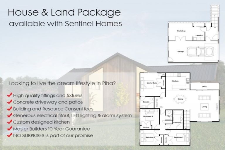 Photo of property in 19 Te Ahuahu Road, Piha, 0772