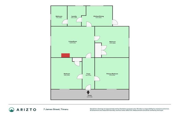 Photo of property in 7 James Street, Kensington, Timaru, 7910